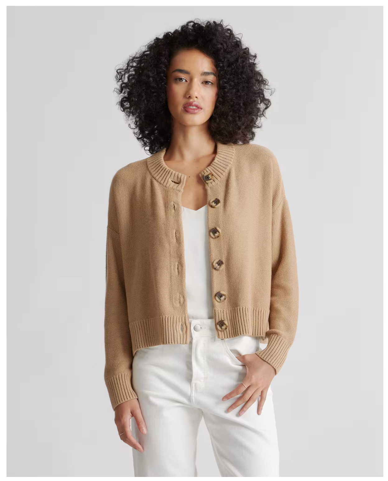Organic cotton cardigan | Roots & Boots