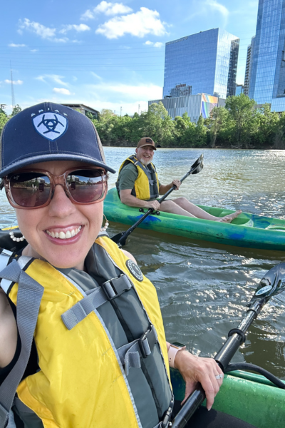 Kayaking into Downtown Nashville | Roots & Boots