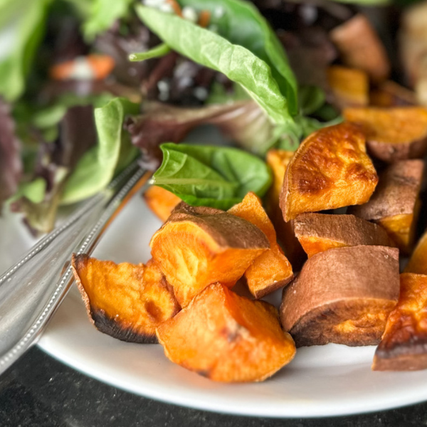 Coconut Oil Roasted Sweet Potatoes | Roots & Boots Coconut Oil Roasted Sweet Potatoes | Roots & Boots