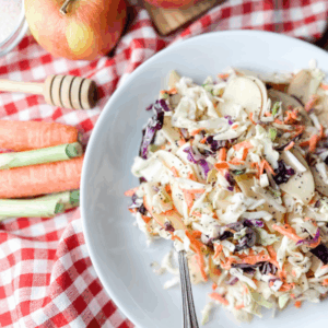 Honey-Sweetened Apple Slaw | Roots & Boots