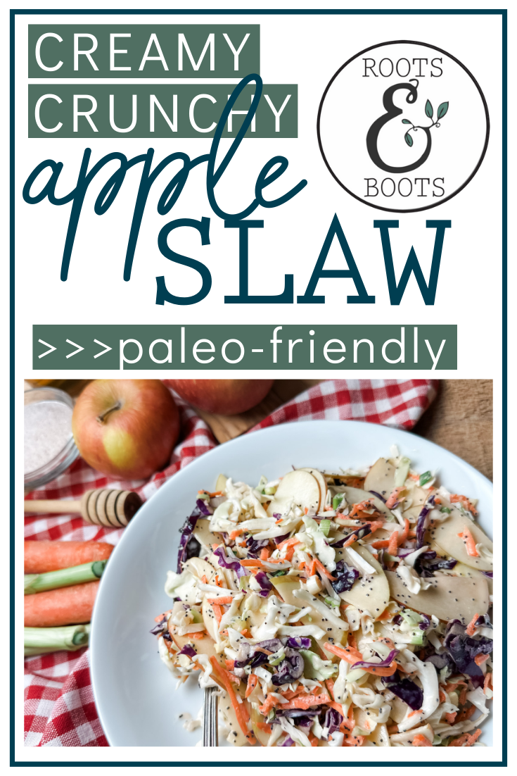 Honey-Sweetened Apple Slaw | Roots & Boots