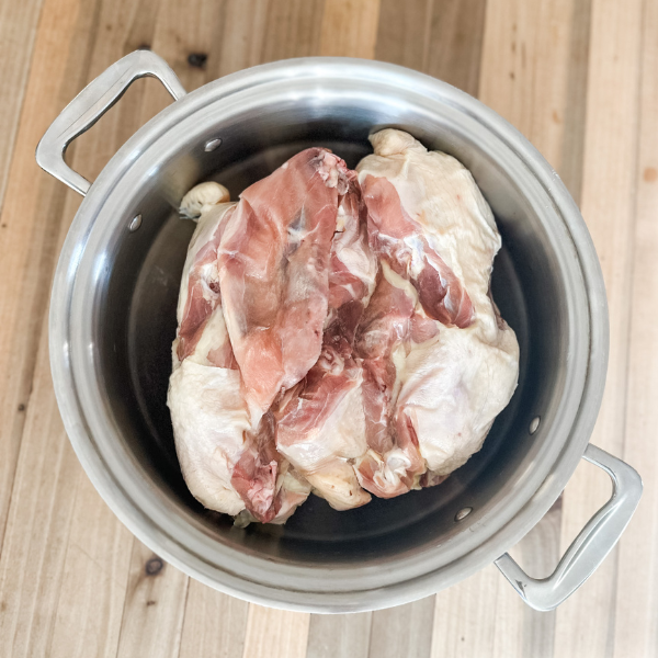 Chicken Backs in Slow Cooker | Roots & Boots