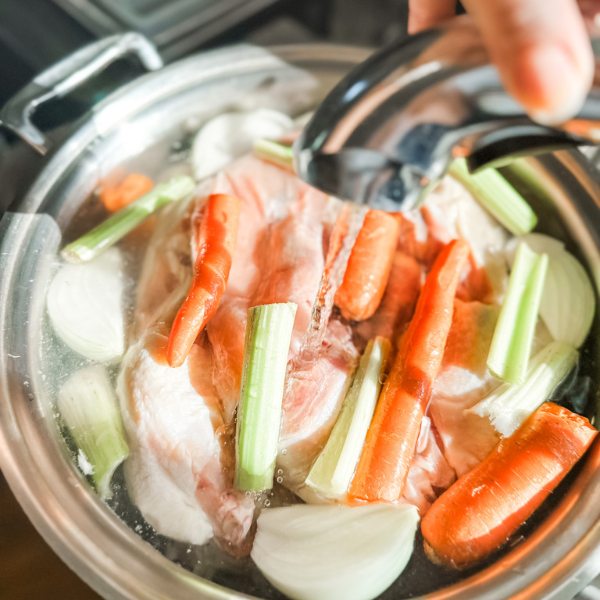 Chicken Back Bone Broth | Roots & Boots