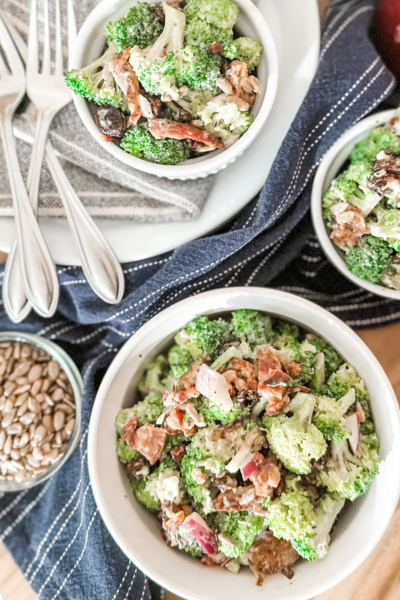 Paleo Bacon Broccoli Salad | Roots & Boots
