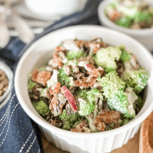 Paleo Bacon Broccoli Salad | Roots & Boots