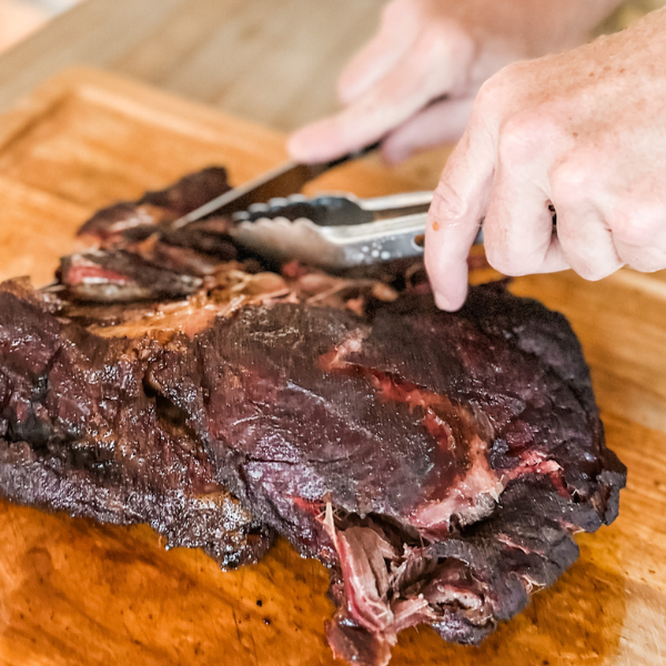 Easy Grass-Fed Smoked Brisket | Roots & Boots