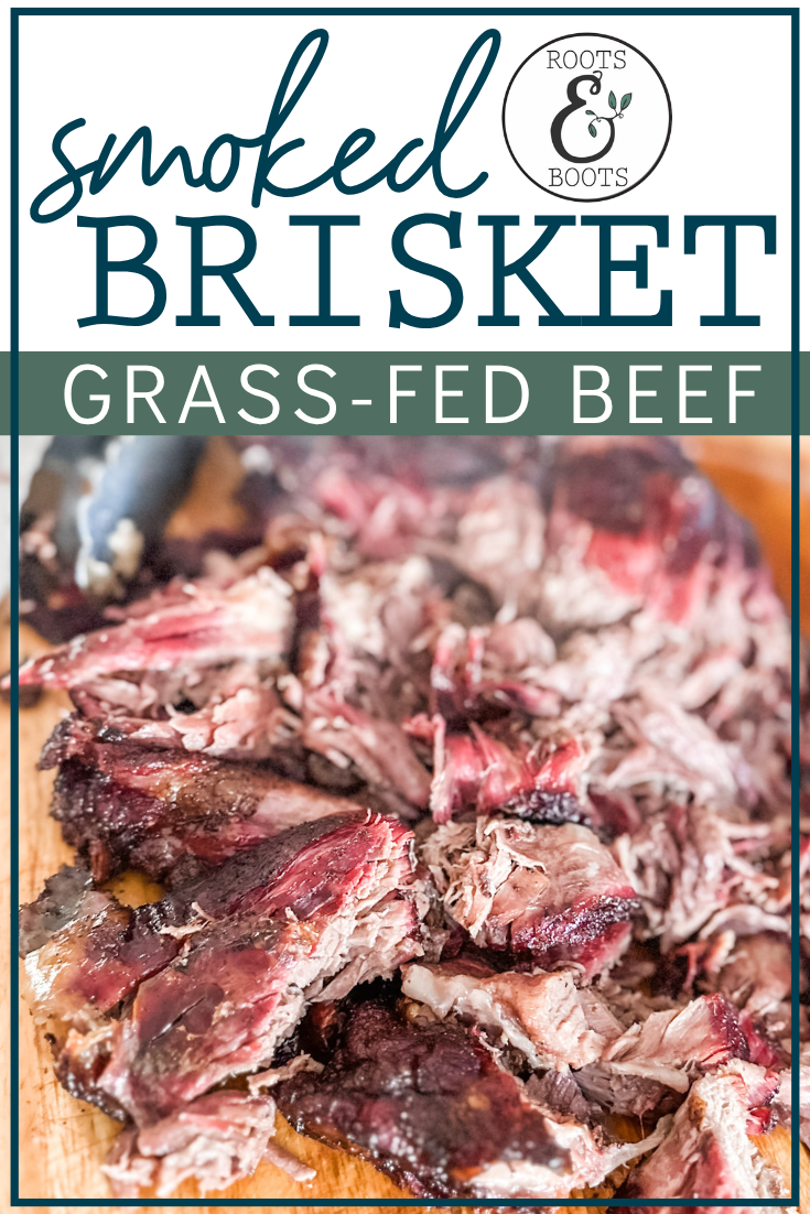 Easy Grass-Fed Smoked Brisket | Roots & Boots