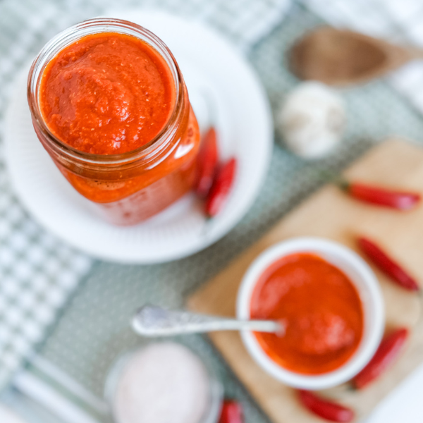 Fermented Unsweetened Sriracha Sauce