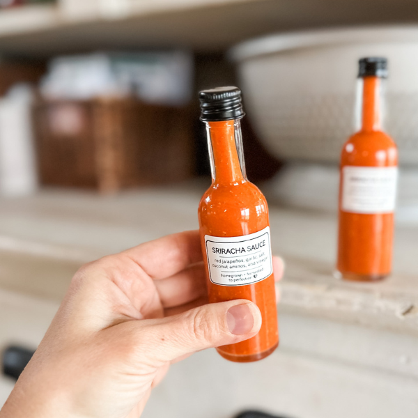 Fermented Unsweetened Sriracha Sauce | Roots & Boots
