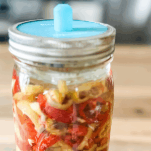 Fermented Banana Pepper Pickles | Roots & Boots