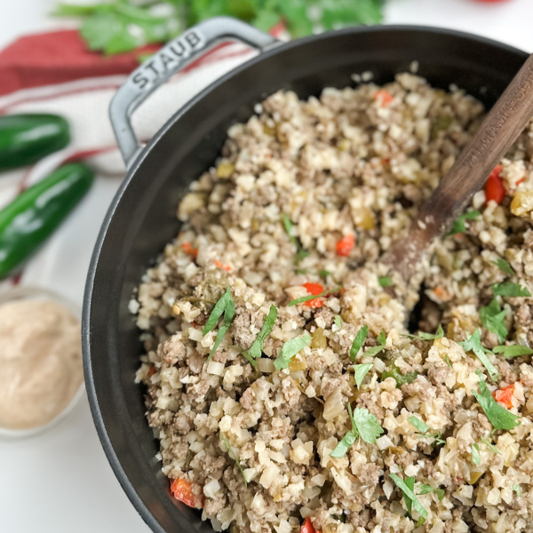 Chipotle Beef with Cauliflower Rice | Roots & Boots Chipotle Beef with Cauliflower Rice | Roots & Boots