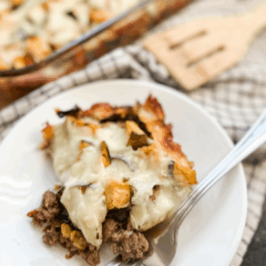Savory Delicata and Sausage Bake | Roots & Boots Homestead