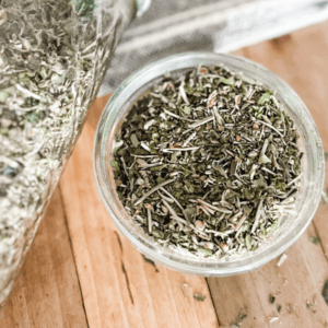 Dried Herbs from my Garden | Roots & Boots