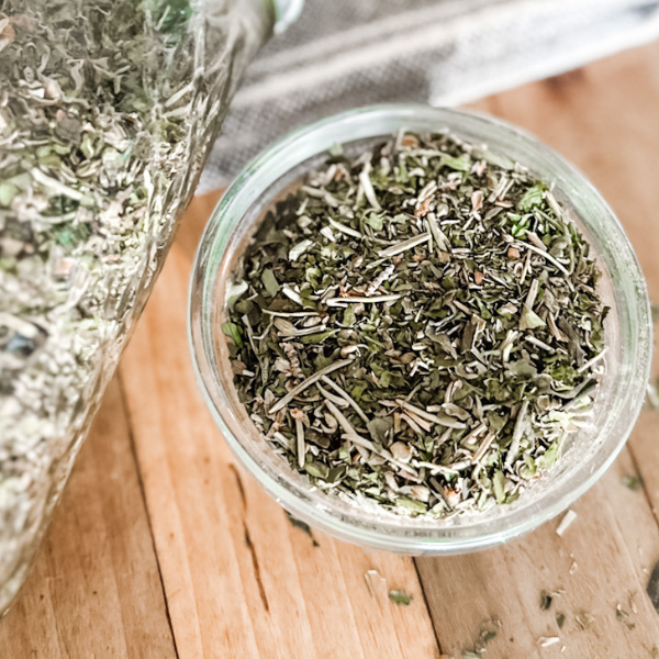 Dried Herbs from my Garden | Roots & Boots