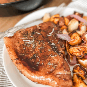 Balsamic Pork Chops | Roots & Boots