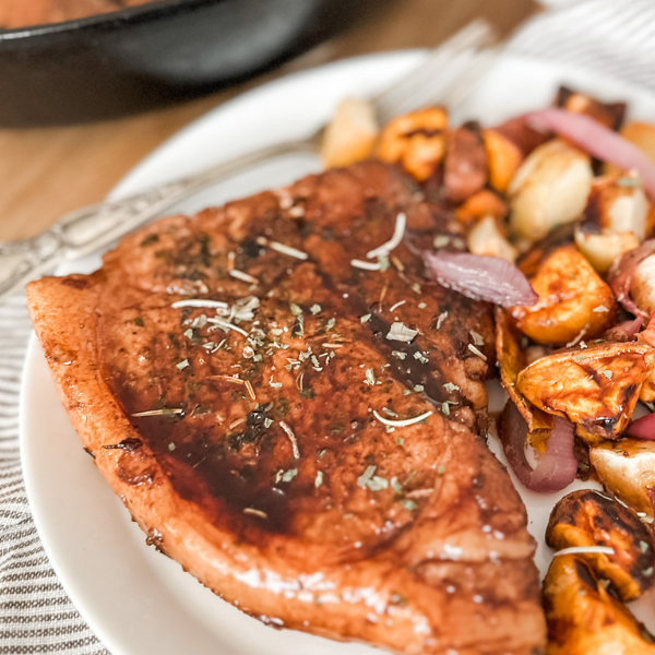 Balsamic Pork Chops | Roots & Boots Balsamic Pork Chops | Roots & Boots