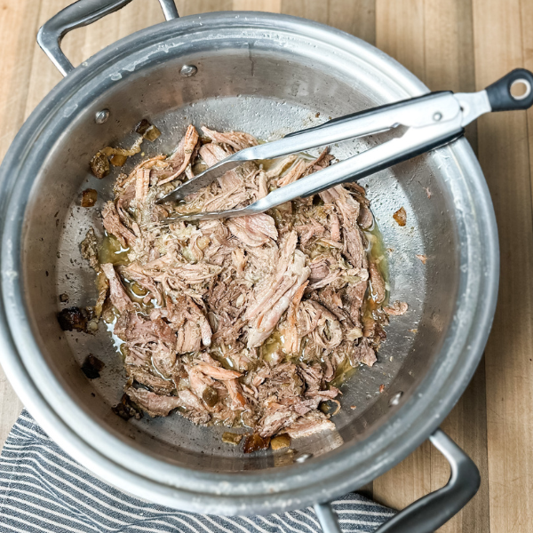 Slow Cooker Pork Roast with Ranch and Banana Peppers | Roots & Boots