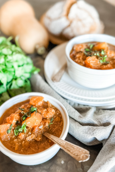 Slow Cooker Chipotle Chicken Stew | Roots & Boots