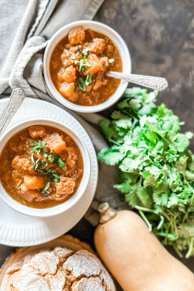 Slow Cooker Chipotle Chicken Stew | Roots & Boots