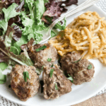 Savory Gluten-Free Meatballs | Roots & Boots