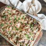 Loaded Pork Potato Casserole | Roots & Boots
