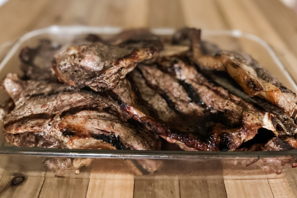 Grass-Fed Steaks Resting | Roots & Boots