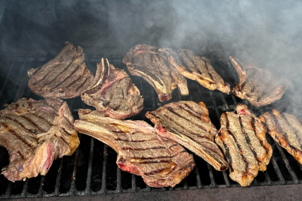 Grass-Fed Steaks on a Wood Pellet Smoker | Roots & Boots