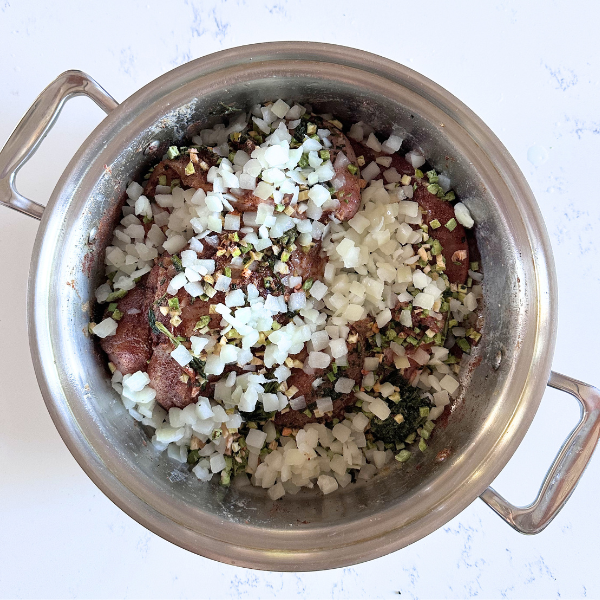 Slow Cooker Salsa Shredded Chicken | Roots & Boots