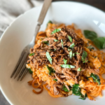 Beef Curry Bowls with Sweet Potato Noodles | Roots & Boots