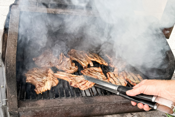 Grass-Fed Steaks on a Wood Pellet Smoker | Roots & Boots