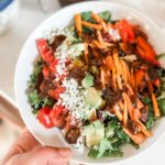 Homemade Turkey Cobb Salad With Killer Balsamic Dressing | Roots & Boots