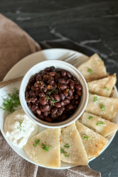 Easy Chicken Quesadillas | Roots & Boots