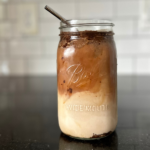 Healthy Herbal Iced Mocha Latte | Roots & Boots