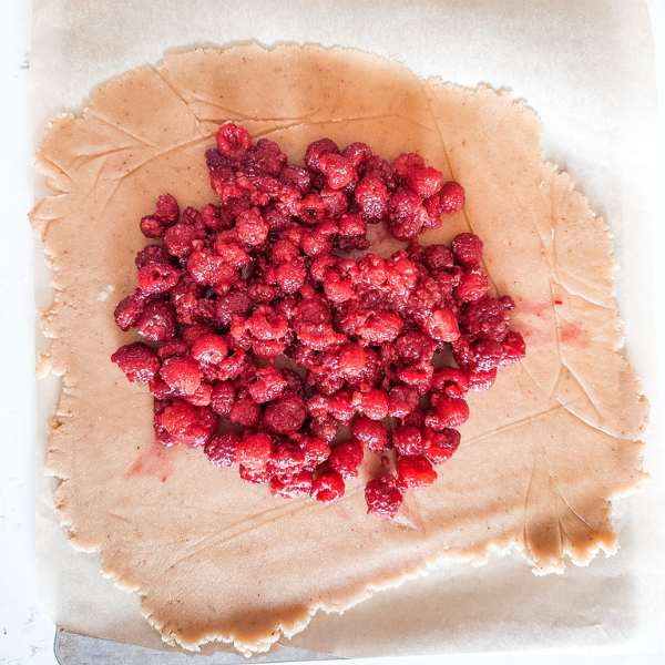 Grain-Free Raspberry Galette | Roots & Boots
