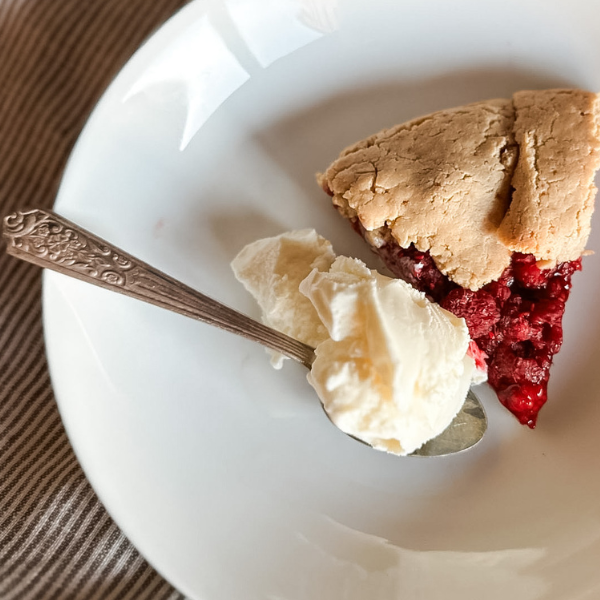 Grain-Free Raspberry Galette | Roots & Boots