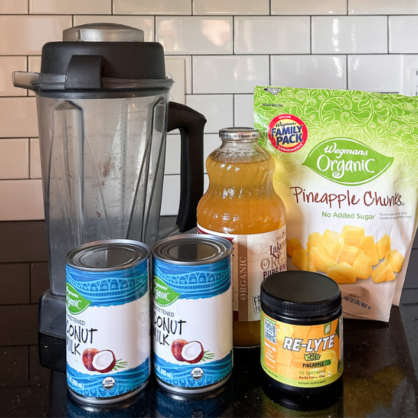 Pineapple Electrolyte Popsicles | Roots & Boots