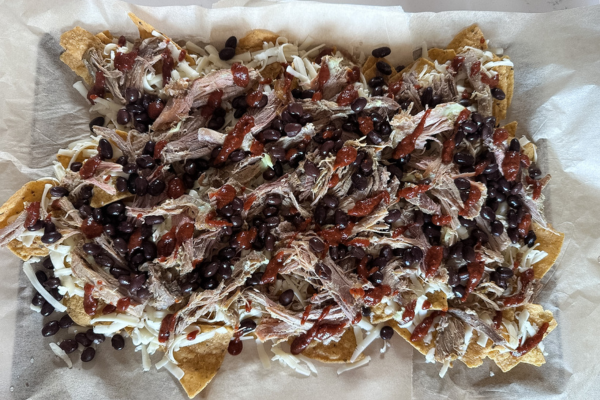 Pulled Pork Nachos | Roots & Boots