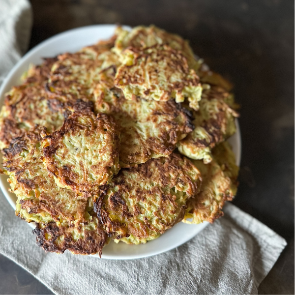 Gluten-Free Zucchini Fritters | Roots & Boots