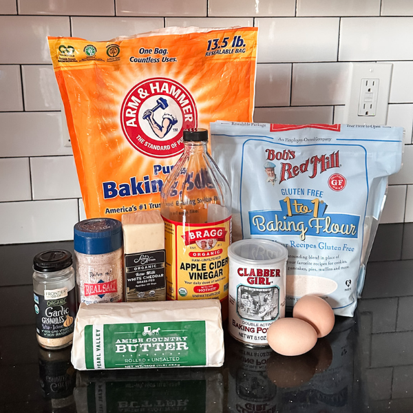 Gluten-Free Zucchini Cheese Bread Ingredients | Roots & Boots
