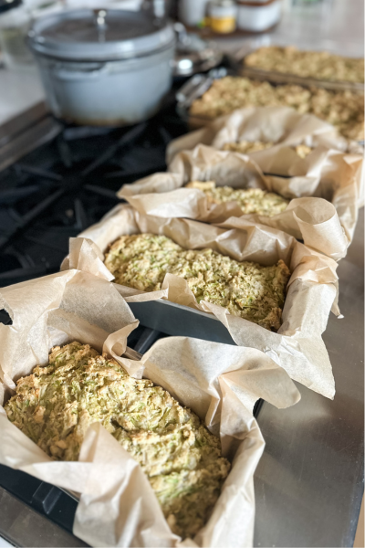 Zucchini Cheese Bread Batch | Roots & Boots