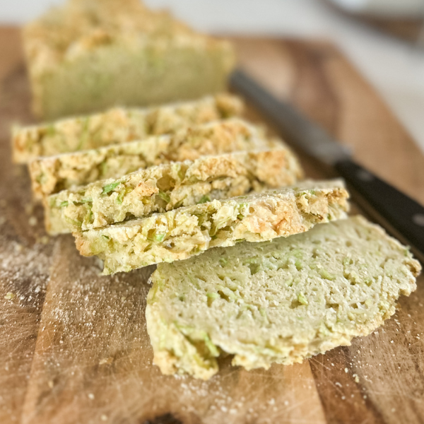 Gluten-Free Zucchini Cheese Bread | Roots & Boots