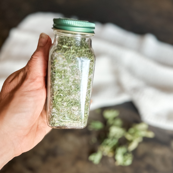 Homemade Celery Salt With Celery Leaves | Roots & Boots