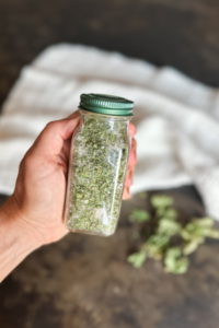 Homemade Celery Salt With Celery Leaves | Roots & Boots