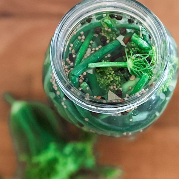 Fermented Garlic Scape Pickles | Roots & Boots Fermented Garlic Scape Pickles | Roots & Boots