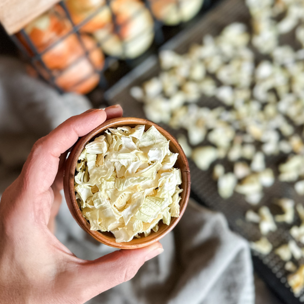 How to Dehydrate Onions | Roots & Boots